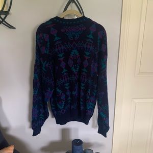 Vintage 80s patterned sweater